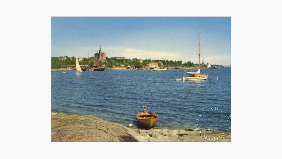 Från 1964 Hamnen, Nynäshamn bildarkiv. Foto Lennart Hollstrand
